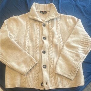 Etro Beige Cable Knit Cardigan